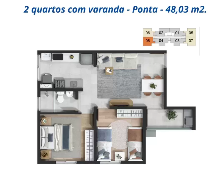 ARCO DO TRIUNFO RESIDENCE - APTO TIPO — imagem 17